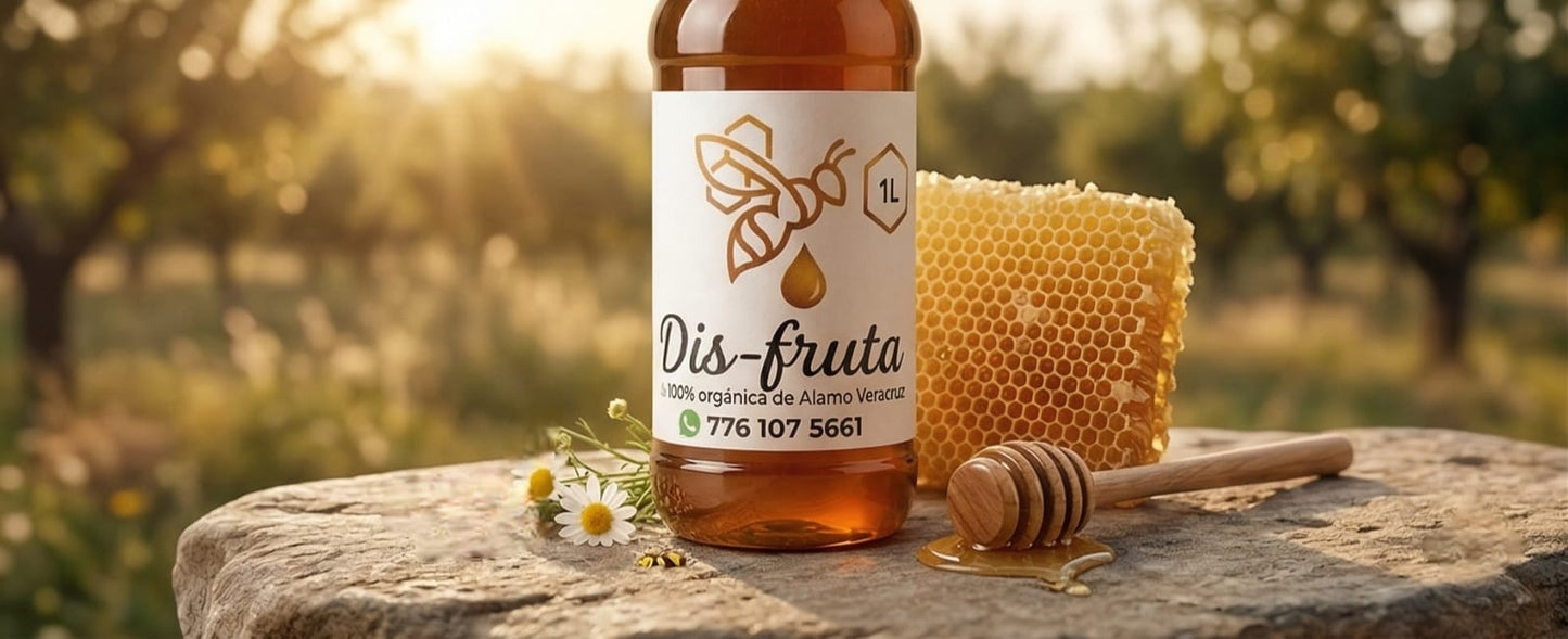 Miel 100% Orgánica Dis-Fruta 1L