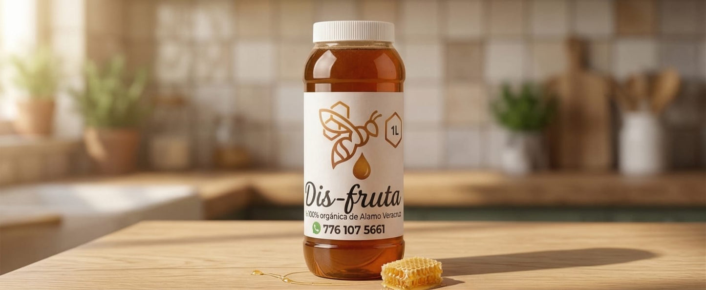 Miel 100% Orgánica Dis-Fruta 1L