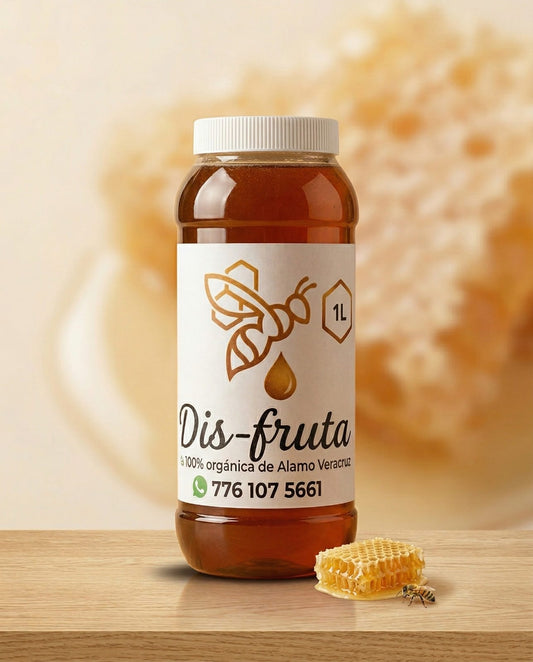 Miel 100% Orgánica Dis-Fruta 1L