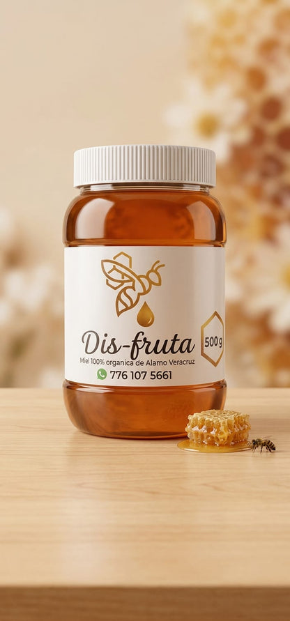 Miel 100% Orgánica Dis-Fruta 500ml
