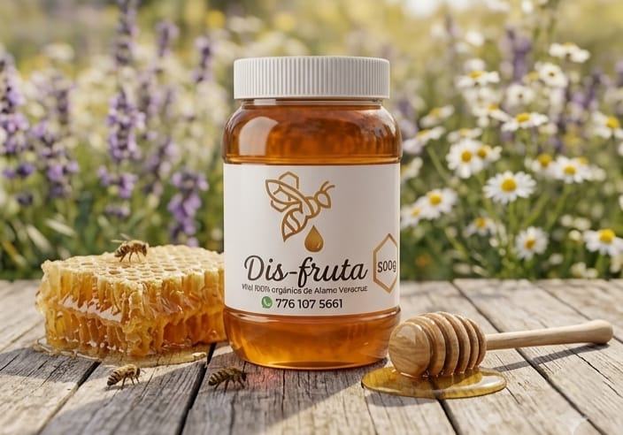 Miel 100% Orgánica Dis-Fruta 500ml