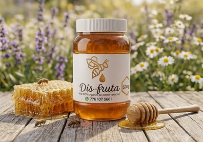 Miel 100% Orgánica Dis-Fruta 500ml